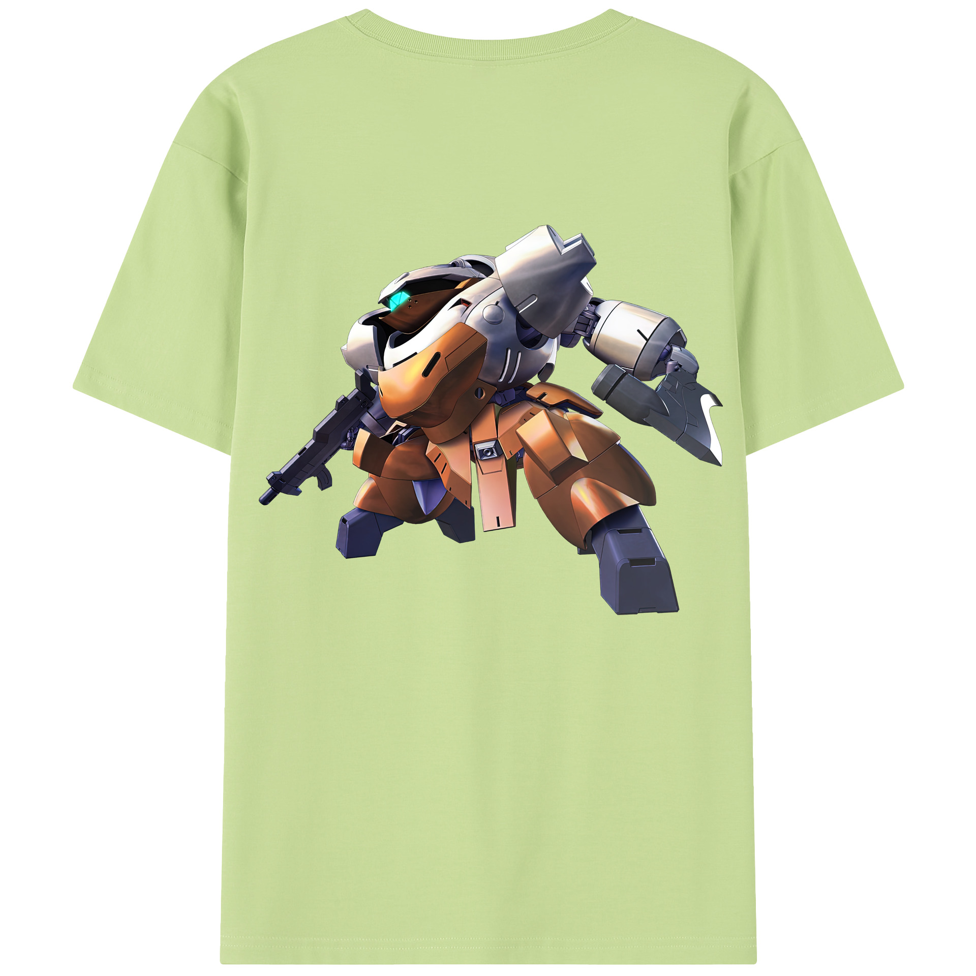 （画像用） 機動戦士ガンダム Mobile Suit Gundam 綿100％半袖Tシャツ（背面プリント）